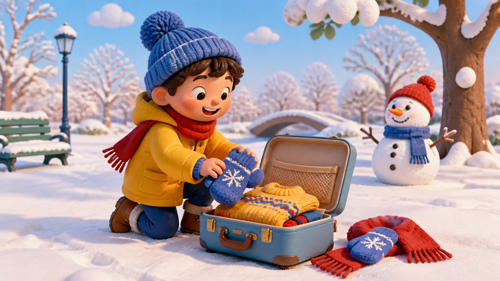 Warm clothes for a cold month